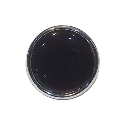 Black 20mm badge